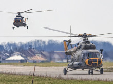 LOM PRAHA has moved the training of military helicopter pilots to the Přerov-Bochoř Airport