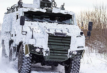 DANA howitzers and modern TITUS armoured vehicles in Lithuania, artillerymen coped with challenging terrain and frost