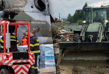 From the ground and from the air, the Army helps with evacuation and flood relief. Deployment of up to 2,000 soldiers is valid until the end of October