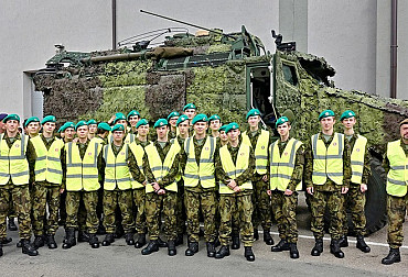 Students of the military high school in Moravská Třebová visited the companies Tatra Trucks and Tatra Defence Vehicle in Kopřivnice