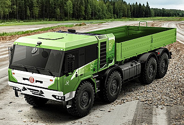 The new Tatra Force e-Drive Hybrid will be used in the civilian sector and by security forces