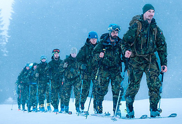 Instructors from the Czech Army Ground Forces are perfecting training in movement on snow and ice in mountainous terrain