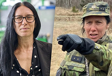 Pavla Ungrová: She commands both the AZ communications platoon and the sales department of the state-owned enterprise VOP CZ