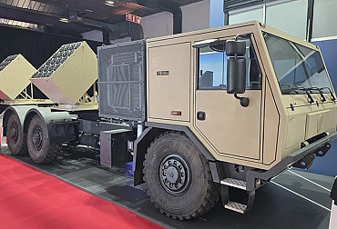 PGZ and CSG jointly unveiled a modular mine-laying system mounted on a Tatra 6x6 chassis at the BEDEX 2026 trade fair